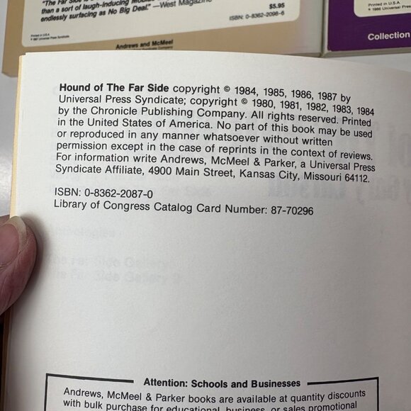 Gary Larsons The Far Side Comic Book Collection Set Of 5 Softcover Books VTG 80s - Picture 4 of 9